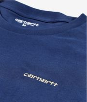 Carhartt WIP Script Embroidery Camiseta (ink air yellow)