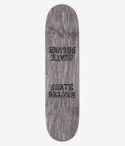 skatedeluxe Zinkey Twin Tail 8.25" Skateboard Deck (blakc silver)