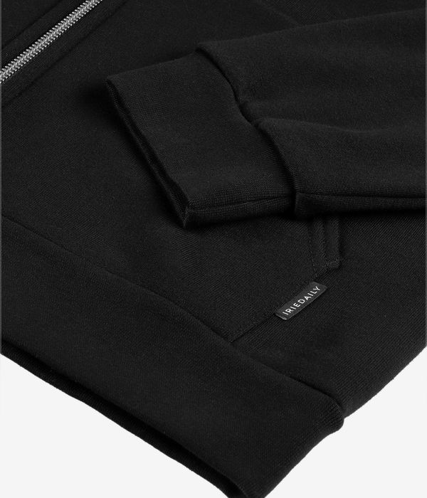 Iriedaily Mini Flag 2 Zip-Sweatshirt avec capuchon (uni black)