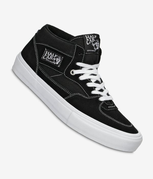 Shop Vans Skate Half Cab Shoes (black white) online | skatedeluxe