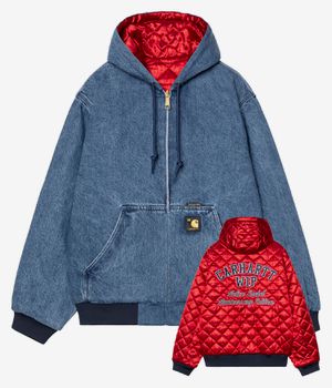 Carhartt WIP 50 Years Anniversary OG Active Denim Jas reversible (blue usa red stone bleached)