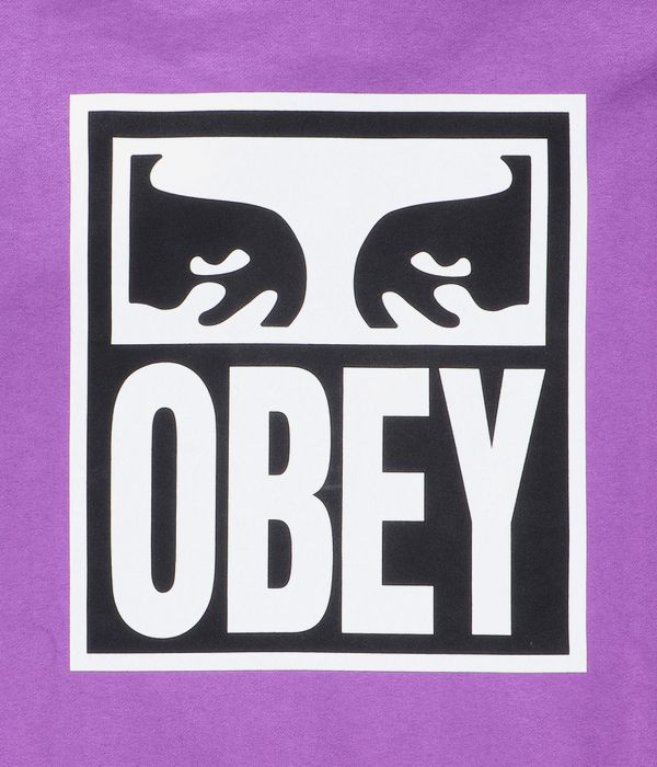 Obey Eyes Icon 2 Bluzy z Kapturem (dewberry)