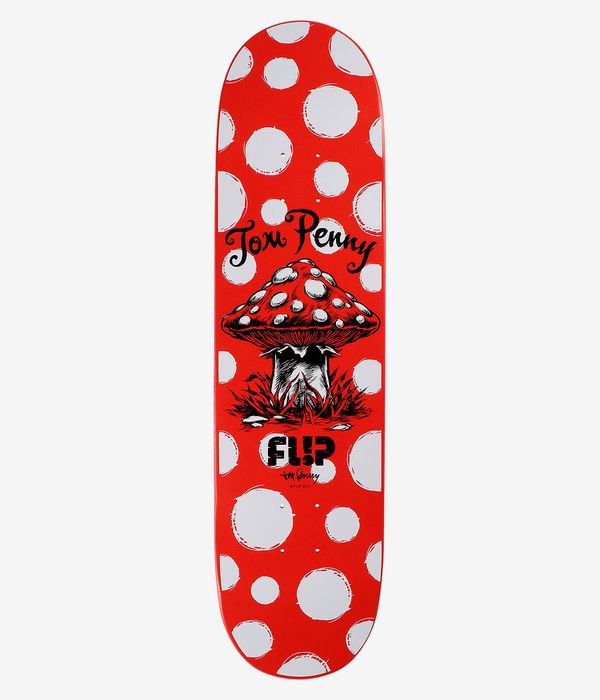 Flip Penny Dots Reboot 8" Planche de skateboard (red)
