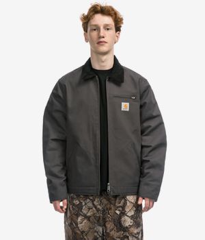 Carhartt WIP Detroit Dearborn Jas (graphite black rigid)