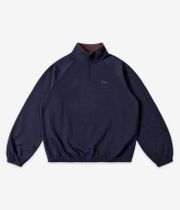 Dime Classic Terry Quarter Zip Sweater (navy)