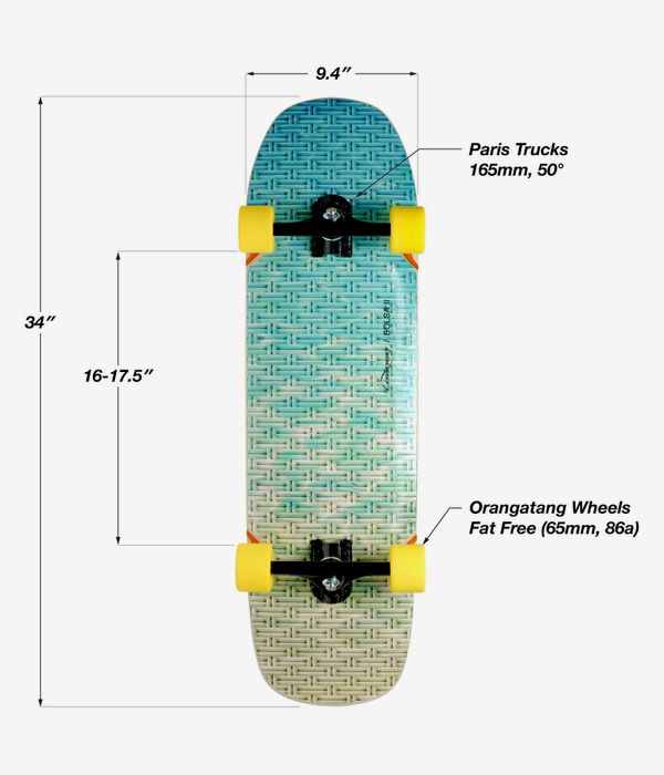 Loaded Bolsa II 34" (86cm) Komplett-Longboard