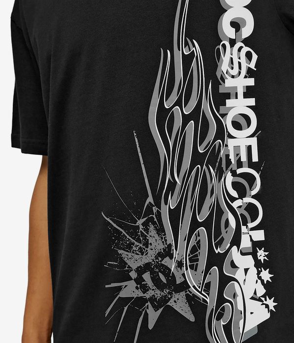 DC Side Flame T-Shirt (black)