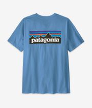 Patagonia P-6 Logo T-Shirt (shore blue)