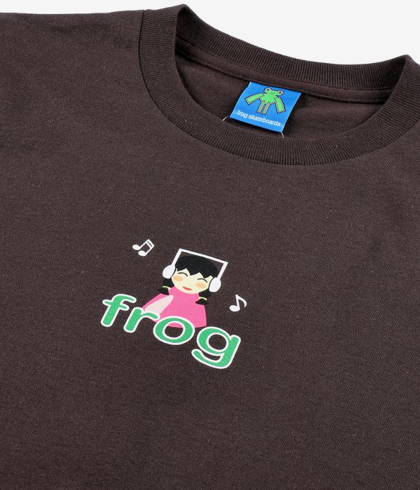 Frog I'm Not Listening T-Shirt (brown)