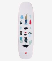 Poetic Collective Collage Shape 8.7" Skateboard Deck (white)