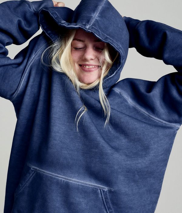 Pop Trading Company Stencil Logo Hoodie (navy)