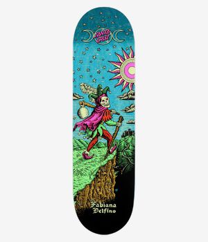 Santa Cruz Delfino Tarot Remix Feelbase 8.25" Skateboard Deck (multi)