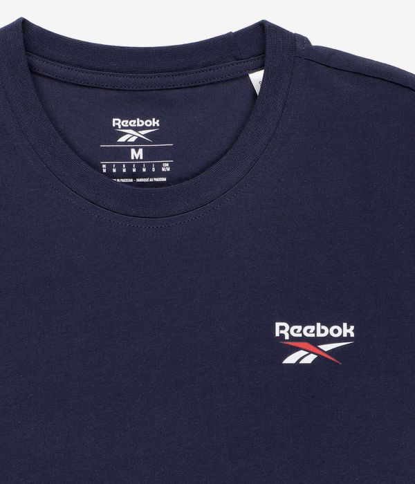 Reebok Left Chest Logo T-Shirty (core navy core navy)
