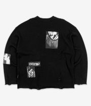 Wasted Paris Taunt Ripped Sweatshirt (black)