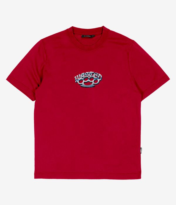 Wasted Paris Knuckles T-Shirt (fire red)