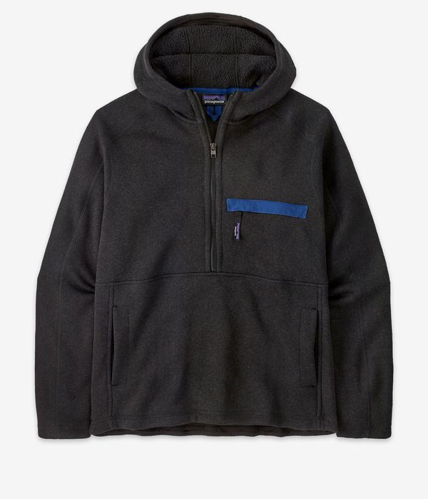 Patagonia Better Sweater 1/2 Zip-Hoodie (black)