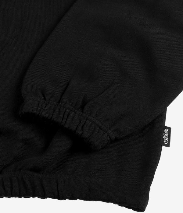Wasted Paris Yard Boxy 1/2- Zipper-Sweatshirt (black)