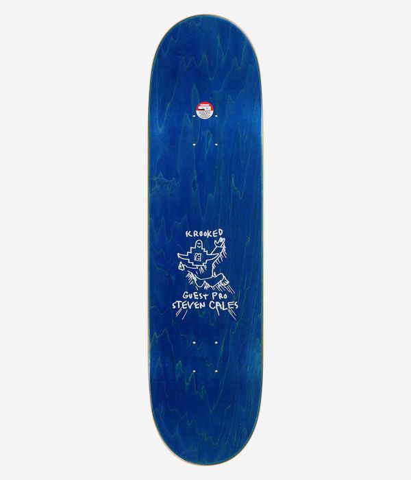 Krooked Cales Guest Pro 8.38" Skateboard Deck (turquoise)