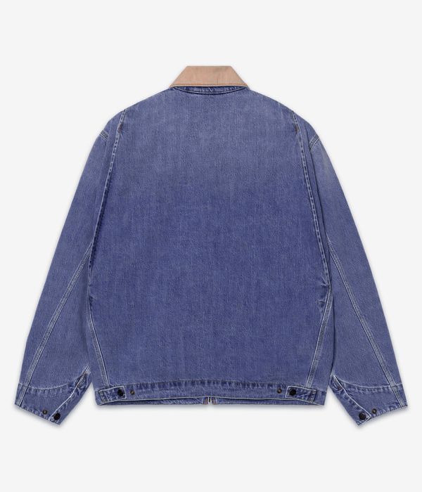 Carhartt WIP OG Detroit Cotton Camano Jacke (blue dusty h brown dark used was)