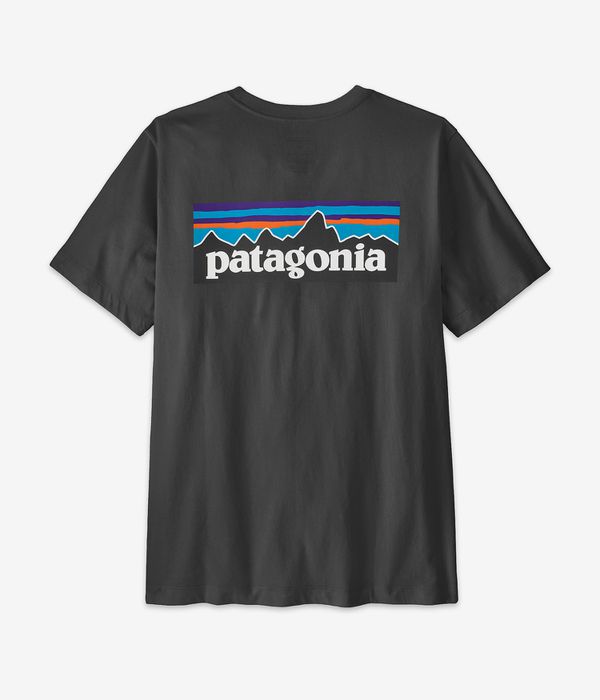 Patagonia P-6 Logo T-Shirt (ink black)