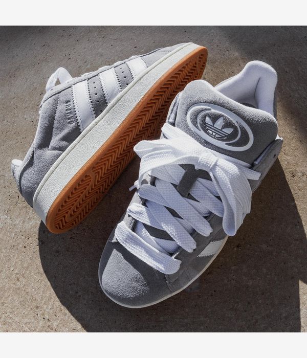 adidas Skateboarding Campus 00s Shoes (grey three cloud white off white)
