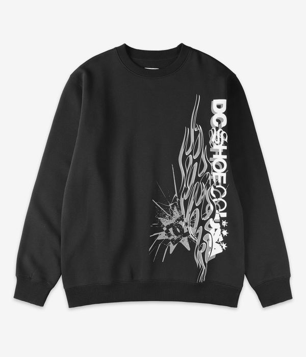 DC Side Flame Sweatshirt (black)