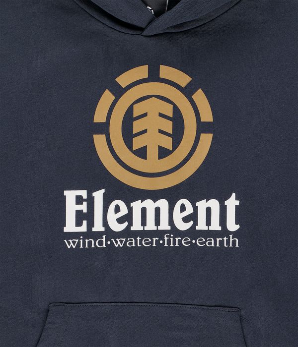 Element Vertical Hoodie kids (eclipse navy yellow)