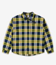 Nike SB BTN Up Koston Hemd (midnight navy speed yellow)