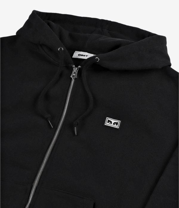 Obey Established Works Eyes Zip-Hoodie (black)