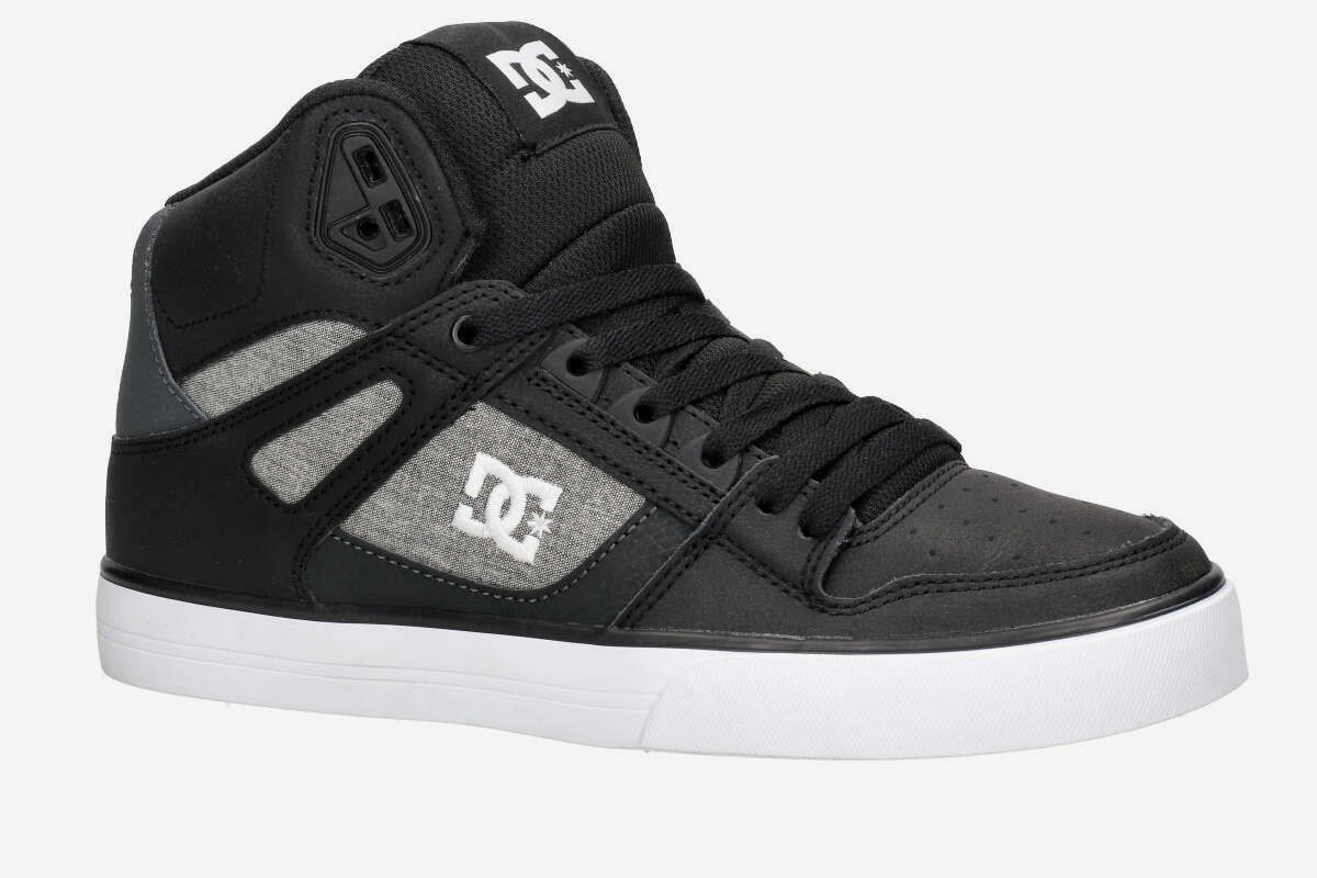 DC Pure High Top WC Shoes (black white armor)