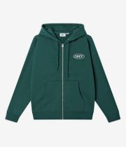 Obey Oval Cities Zip-Hoodie (rainforest)