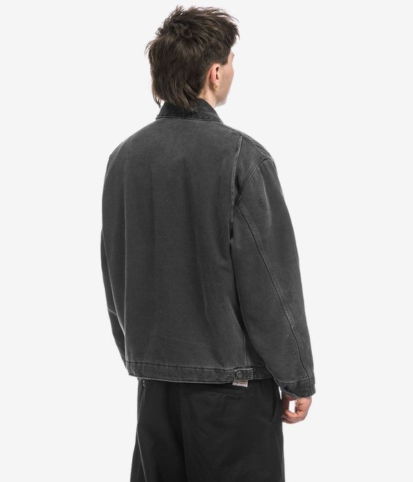 Carhartt WIP OG Detroit Cotton Bradenton Jacket (black grind wash)