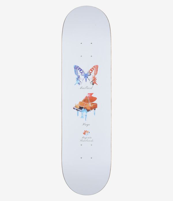 Magenta Maillard Butterfly 8.125" Skateboard Deck (multi)