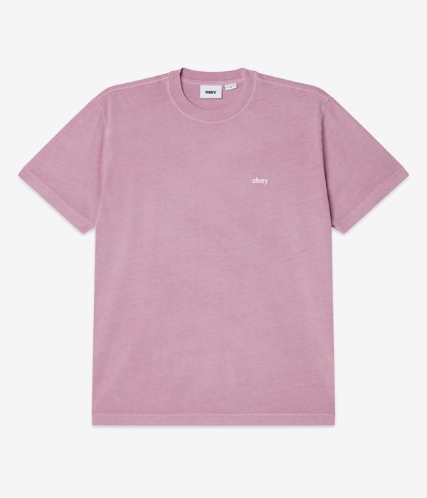 Obey Lowercase Pigment Camiseta (pigment liliac)