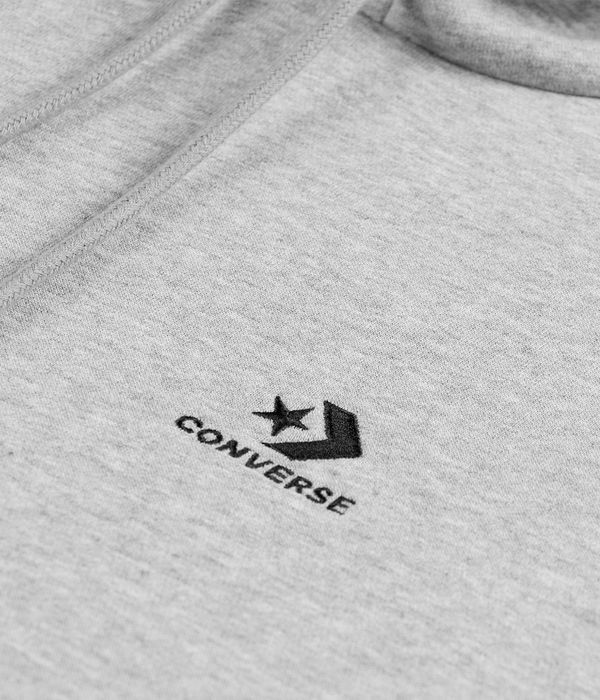 Shop Converse Go To Hoodie Chevron Brushed skatedeluxe Embroidered Star Back online (vintage | heather)