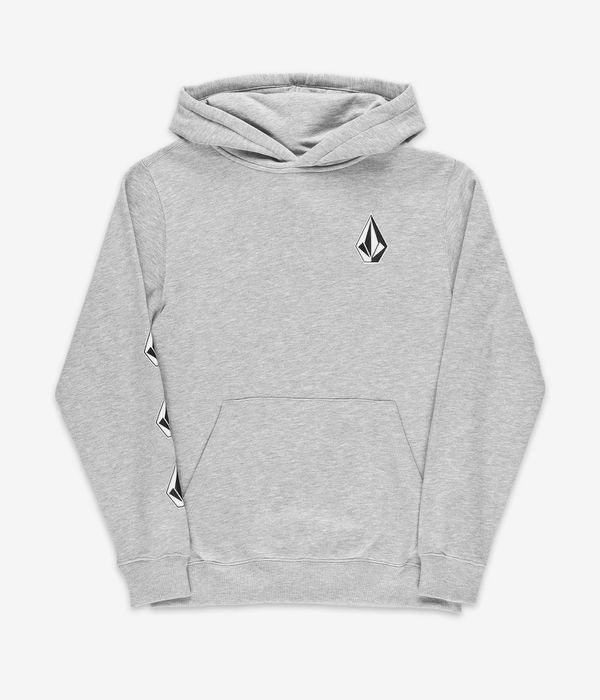 Shop Volcom Iconic Hoodie kids heather grey online skatedeluxe