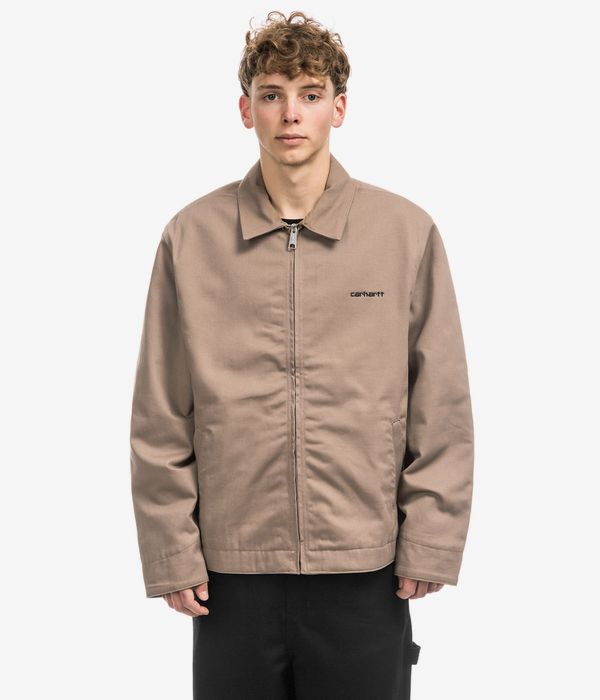 Carhartt WIP Module Script Watertown Jacke (leather black rigid)