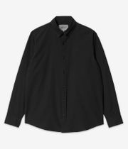 Carhartt WIP Bolton Oxford Koszula (black garment dyed)