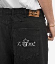 Butter Goods Lock Baggy Denim Jeans (flat black)
