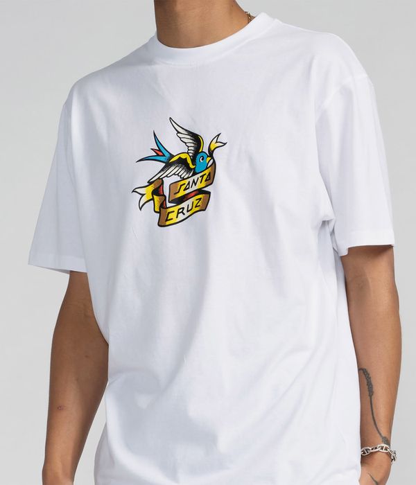 Santa Cruz Sommer Sparrow Front T-Shirt (white)