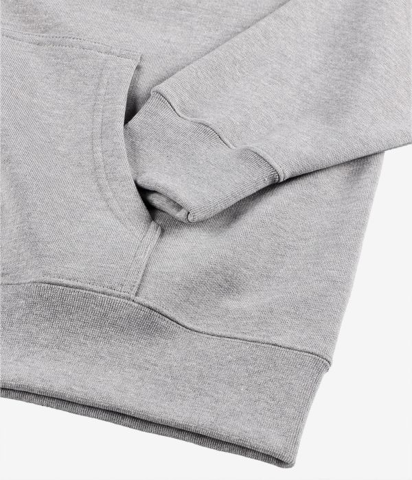 skatedeluxe World Patch Zip-Sweatshirt avec capuchon (heather grey)