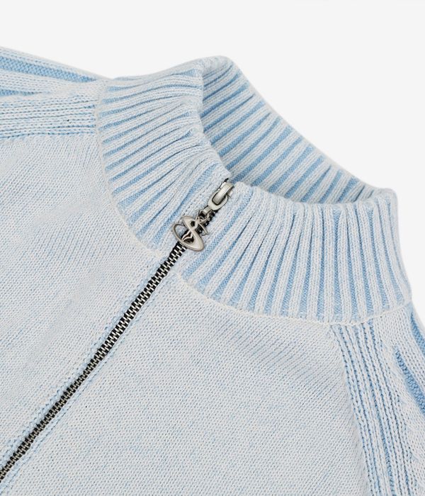 Yardsale Heathered Phantasy Full Zip Sweater (blue)