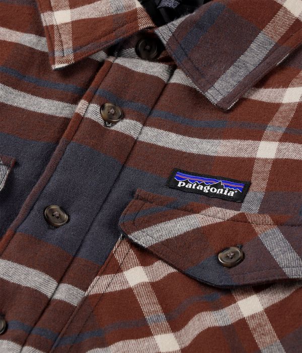 Patagonia LW Insulated Fjord Flannel Jas (ashore ink black)