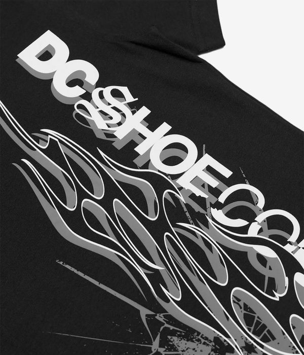 DC Side Flame T-Shirt (black)