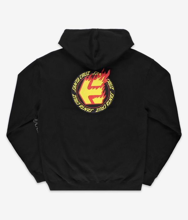 Etnies x Santa Cruz Flame Hoodie (black)
