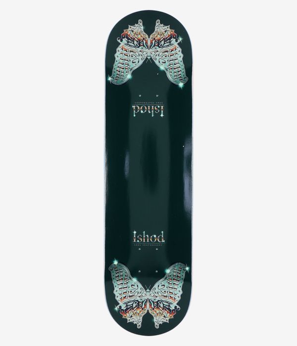 Real Ishod Mariposa Chrome Redux Twin Tail 8.5" Skateboard Deck (green)