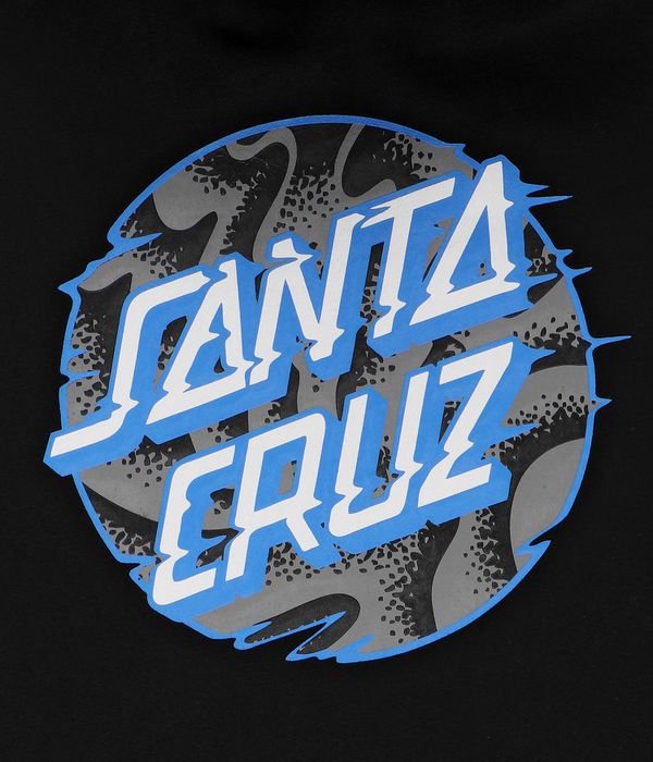 Santa Cruz Vivid Slick Dot Bluzy z Kapturem (black)