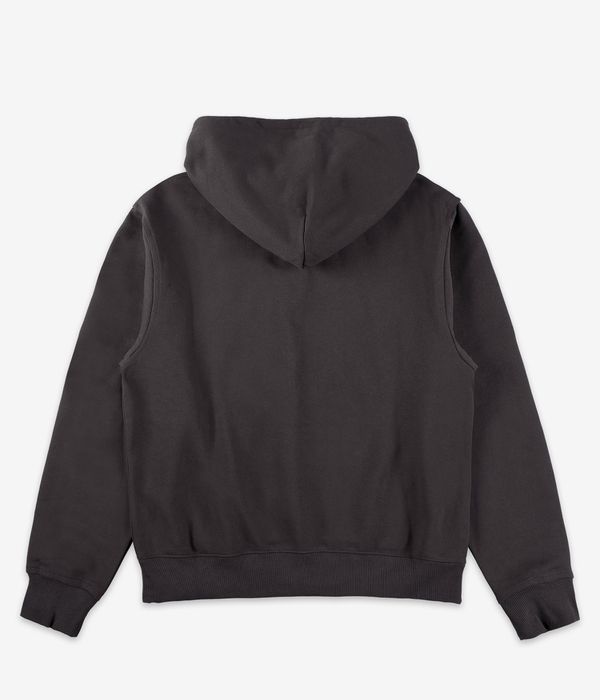 Gramicci One Point Felpa Hoodie con zip (deep brown)