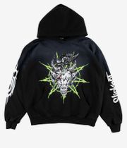 Welcome x Slipknot Ravenous Distressed Sun Fade Hoodie (black fade)