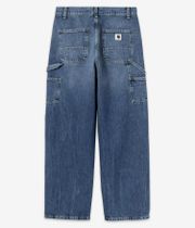 Carhartt WIP W' Brandon Double Knee Pant Smith Jeans women (blue marble used wash)